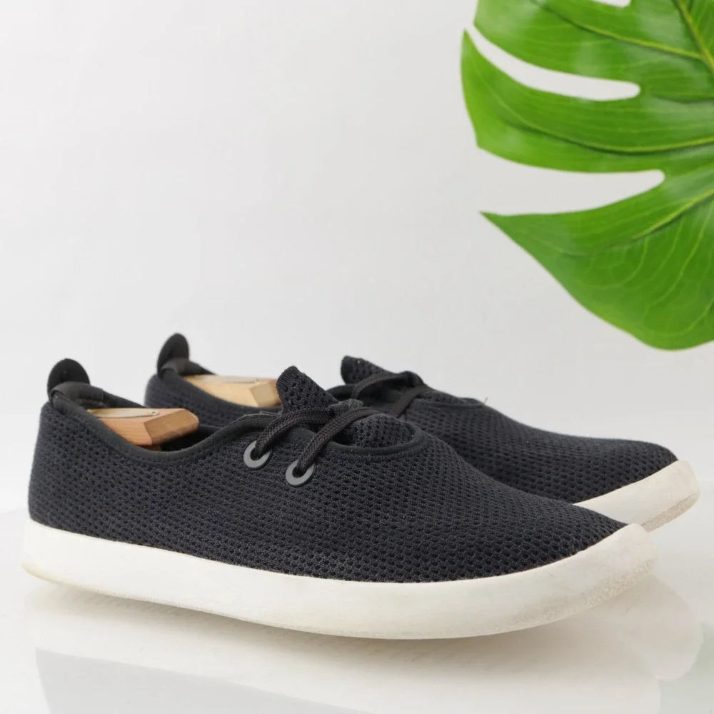 Allbirds Mens TS Tree Skipper Running Shoe Size 11 Navy Knit Lace Up Low Sneaker